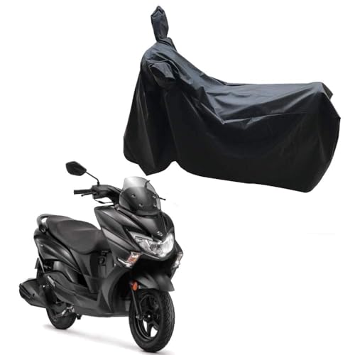 Image of New Suzuki Burgman Street Waterproof UV Protection & Dust Proof Full Bike - Scooty Two Wheeler Body Cover for Suzuki Burgman Street (Black)