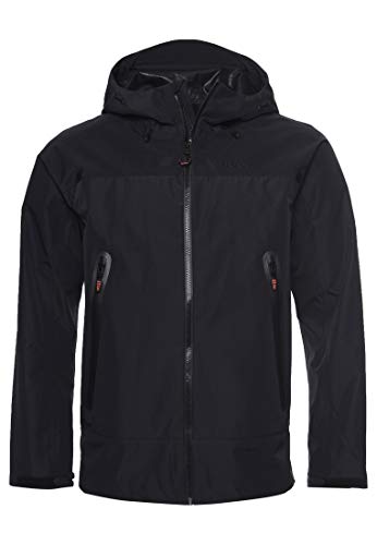 Superdry Homme Veste imperméable Hydrotech manteau pluie noir