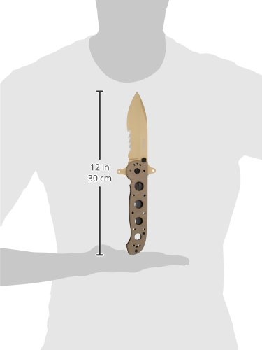 Image of CRKT M21-14DSFG Folding Knife with Liner Lock: 1.4116 Veff Serrations Blade, G10 Handle, Reversible Pocket Clip, M21-14DSFG