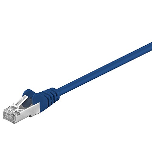 Preisvergleich Produktbild Goobay 69055 CAT 5e Patchkabel, SF / UTP, Blau