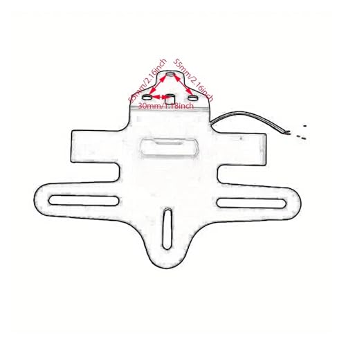 Support plaque d'immatriculation moto pour sublimer vos sorties en CFMOTO - 6