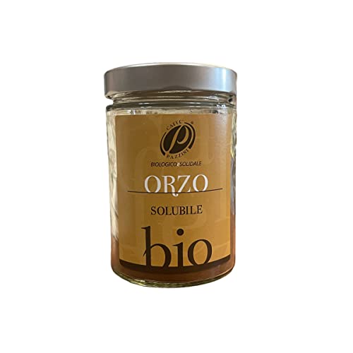 Caffè Pazzini Orzo solubile Biologico e Solidale in barattolo di vetro da 100g