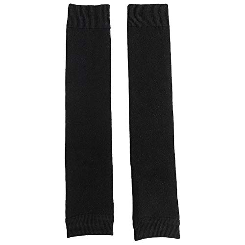 Beatrinix Women's Winter Over Knee High Footless Socks Knit Leg Warmers Calf Socks for Women Women's Leg Warmer | Black
