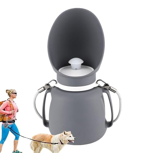犬の水フィーダーディスペンサー、犬用のウォーターボトル | 子犬用の800ml折りたたみ式漏れ防止水ディスペンサーボウル,広々