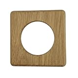 Chaleureux Plaque carrée en bois pour interrupteur/prise (Compatible Legrand® Céliane)