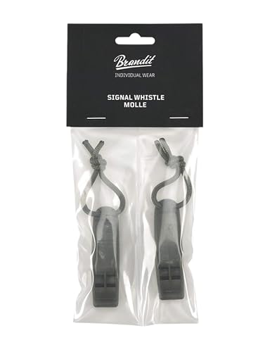 Brandit Unisex – Erwachsene Signal Whistle Molle 2 Pack