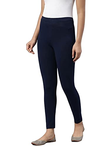 Image of Ultra Soft Cotton Slim fit Solid Color Attractive Casul wear Leggings for Womens - Pack of 2 pcs