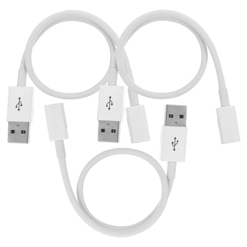 ULTECHNOVO USB C���X�A�_�v�^ �����P�[�u�� �g�ѓd�b�[�d�����R�[�h �����f�[�^�]���Ή� �z���C�g TPU �����f�� �X�}�[�g�t�H���p 3�Z�b�g