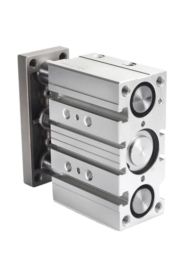 Cylindre à trois axes avec tige de guidage TCM6X10S pour mini automatisme et mini vérin pneumatique - 4