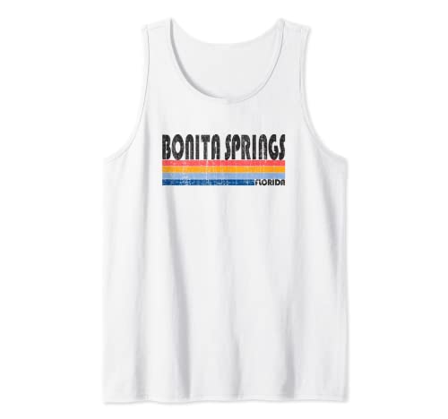 Muestra tu orgullo de Bonita Springs, FL Hometown con este retro Camiseta sin Mangas