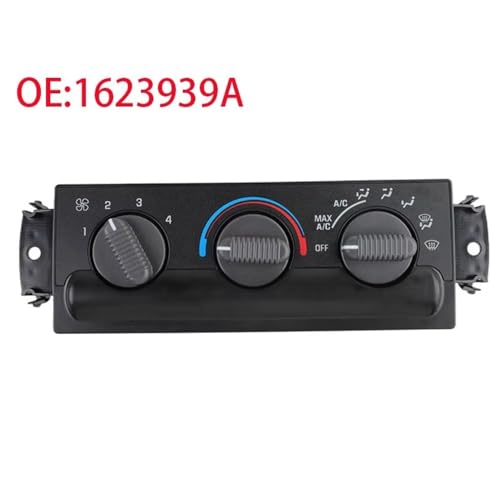 Commande de climatisation robuste pour GMC Sonoma références 1623939A