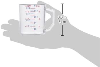Vaso medidor Cambro 1 taza transparente miniatura 7
