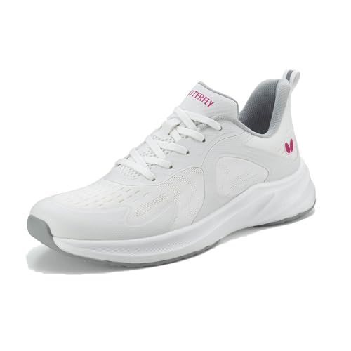 Butterfly Lezoline TR Shoes: A Lightweight Outdoor Sneaker with a Thick Sole for a Soft Feel, Excellent Cushion and Subtle Stylish Urban Design, White