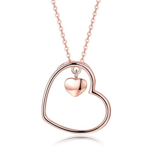 Colliers et pendentifs en argent 925 style cœur romantique à porter au quotidien