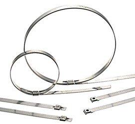Accuform HFS125 Pipe Markers & ID Tags Pipe Marker Accessories CLIPS FOR STAINLESS STEEL STRAPPING PK