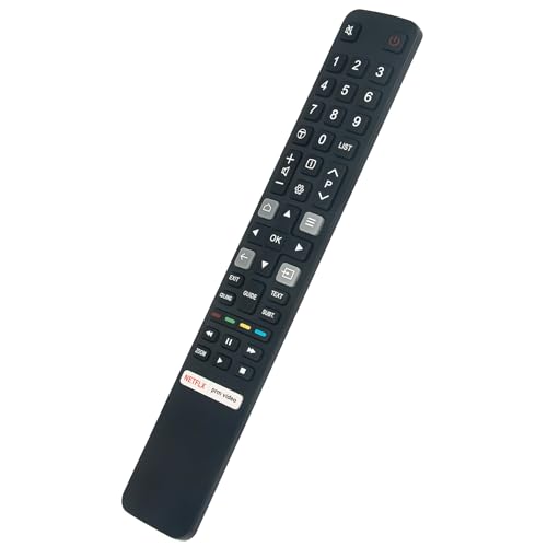 AULCMEET RC802NU YUI1 Replacement Remote Control Fit for TCL FHD7900 Serie Full HD Android TV, P63 P72 P73 Serie 4K HDR TV - Image 3