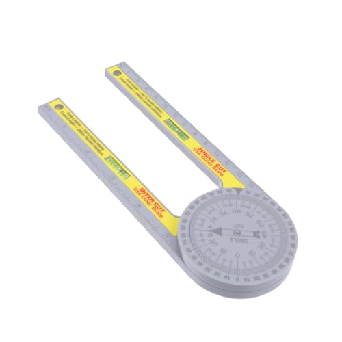 LIFKICH Angle Protractor Angle Finder Ruler Miter Gauge for Woodworkers and Construction Professionals
