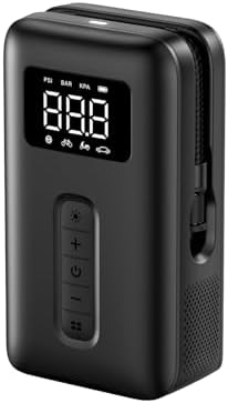 UGREEN Tire Inflator Portable Air Compressor 150PSI Air Pump with Battery LED Light Cordless Tire pump for Cars Bikes Motorcycle Balls