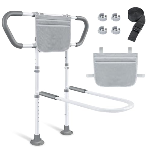 easymake Bed Rails for Elderly Adults Safety: Adjustable Bedside Assist