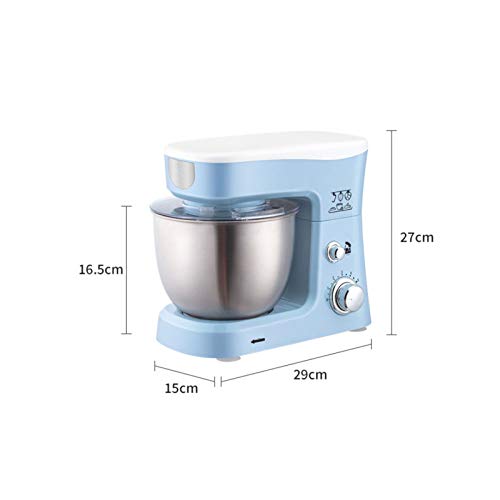 Dough Mixer Stand Mixers, 6-Speed Tilt-Head Electric Food Stand Mixer, Electric Mixer with Dough Hook, Whisk & Beater, Splash Guard, 3.5L Stainless Steel Bowl - Image 4