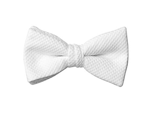 Men's Classic Fit Black Tailcoat Tuxedo Package with Open Back White Pique Vest and Bow Tie4