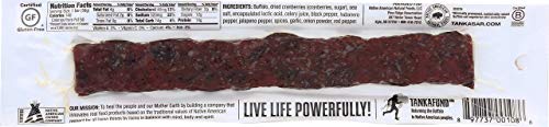 Bison Pemmican Warrior Meat Bars with Buffalo & Cranberries by Tanka, Gluten Free, Beef Jerky Alternative, Slow Smoked Original, 2 Oz, Pack of 12 - Thumbnail 4