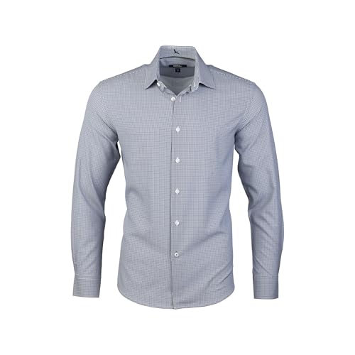 Eddie Bauer Slim Fit Long Sleeve Flax Dress Shirts for Men - Wrinkle Free Long Sleeve Spread Collar Mens Shirt4