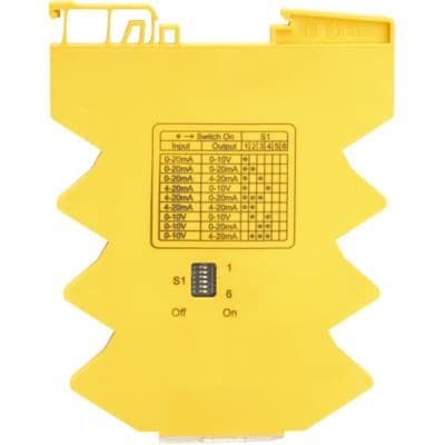 IMS-AI-UNI/24V, Analog Signal Isolator, 1 Ch, 24VDC, in/Out: 0/4-20mA or 0-10V, M7504009