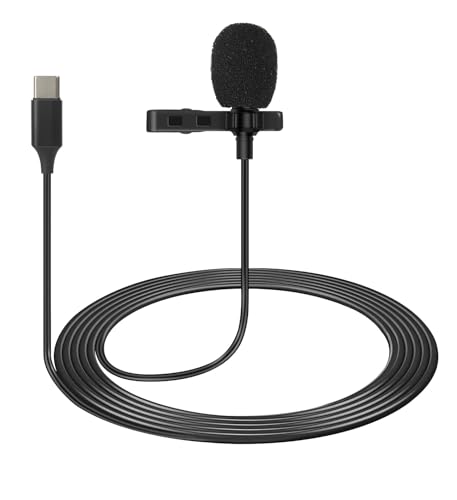 Microphone cravate USB-C pour smartphone et PC avec directivité omnidirectionnelle 360