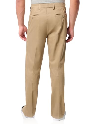 Classic Fit Signature Iron Free Khaki with Stain Defender Pants (Regular and Big & Tall)2