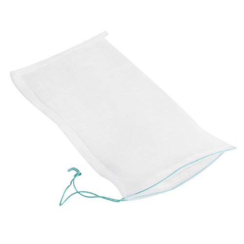 50pcs Fruit Mesh Bag, Reusable Drawstring Mesh Bag Against Insect Grocery Bags Pest Garden Tools (25 * 15cm)