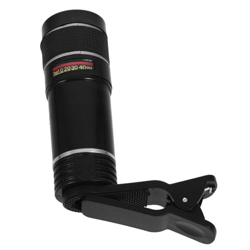 Angoily 電話望遠レンズ 電話望遠鏡 携帯電話のレンズ 携帯電話用カメラズームレンズ スマートフォン 電話カメラレンズキット 携帯電話用10倍マクロレンズ 望遠鏡レンズ 電話の外付けレンズ