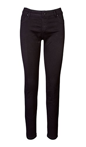 Womens Omega Stretch Jeggings/Jeans - Black - 12-14