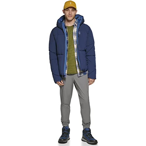 Image of BASS OUTDOOR mens Quilted Glacier Hiking Puffer