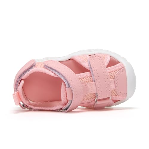 Image of BMCiTYBM Baby Boy Girl Closed Toe Summer Toddler Sandals Lightweight Shoes Infant Non-Slip First Walking Sneakers 6 9 12 18 24 Months 2-3 Years