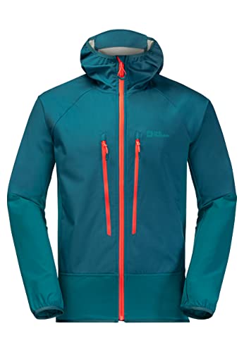 Jack Wolfskin Herren Softshelljacke Blau L – Ansicht 1