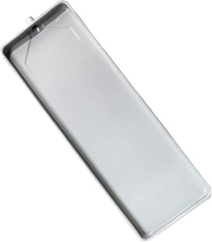Bandeja de Drenaje para Aire Acondicionado Exterior, Universal, nootse, Acero Galvanizado, 81x24cm, Silver, 1 unidad