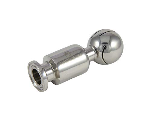 Rotating Stainless Steel CIP Spray Ball with Tri Clover Compatible Connection (1/2 TC Connection)