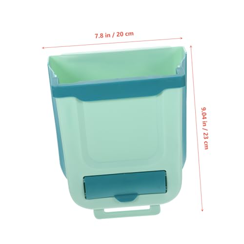Caneca de basura plegable para puerta de gabinete, diseño ahorrador de espacio miniatura 2