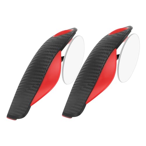 CATIEBYE 車用補助ミラー ブラスポットミラー 雨眉設計 耐久性 小型丸型 取り付け簡単 死角解消 運転サポート 汎用車対応