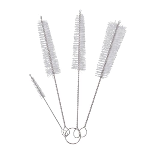 KICHOUSE Kitchen Brush Set 2 in 1 Cleaning Brush Teapot Cleaning Supplies Efficient Dish Scrubber Home Cleaning Tools Kit