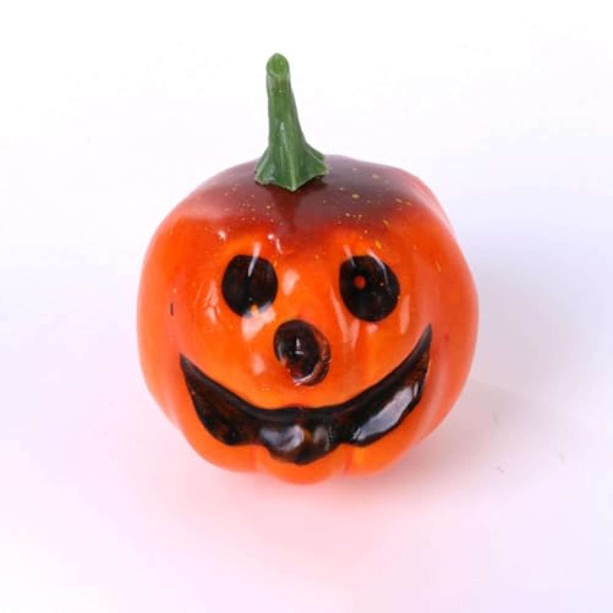 12Pcs Artificial Smiling Face Pumpkins Halloween Supplies
