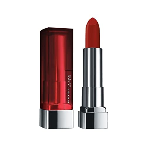 Image of Maybelline New York Color Sensational Creamy Matte Lipstick lasts up to 12 Hours, Hydrate Lips, Rich Creamy Lipstick with Shea Butter, Available in 42 different Shades - 677 Noho Amber, 3.9gm