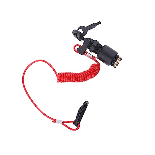 Llave de encendido para barco con cordón de seguridad OMC BRP Evinrude 3 juegos