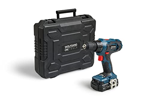 WOLFGANG 20 V Akkuschrauber Werkzeug, Kleiner Akku Screwdriver mit Zubehör, Kabelloser Bohrschrauber inkl. Koffer, Akku… – Bild 5