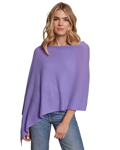 Image of CLAUDIA NICHOLE Womens 100% Cashmere Dress Topper - Cashmere Poncho Wrap