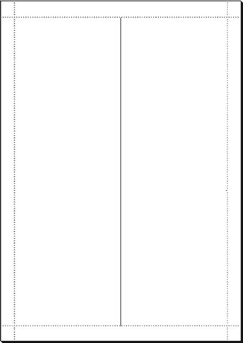 SIGEL Dp046 80 Cartes de Placement Prédécoupées, 9,5 X 4,25 cm, 185 G