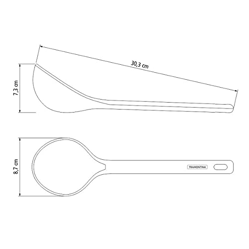 Concha Molde em Silicone Cinza Tramontina - 25813160