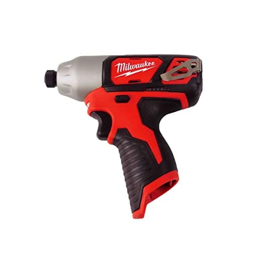 Milwaukee 2462-20 M12 12-Volt Li-ion 1/4" Cordless Hex Impact Driver Bare Tool