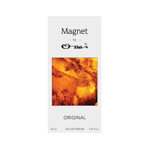Image of Ossa Magnet Original Eau De Parfum For Men & Women, 30ML With Lemon, Mandarin, Cardamom, Woody, Patchouli | Premium Long Lasting Fragrance | Timeless Elegance for Every Occasion and Daily Use